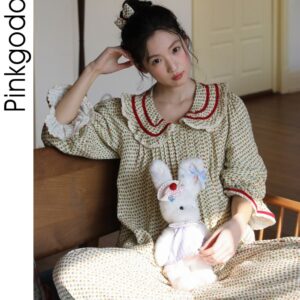 Đồ ngủ nữ cotton phong cách Pháp