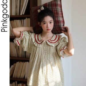 Đồ ngủ nữ cotton phong cách Pháp